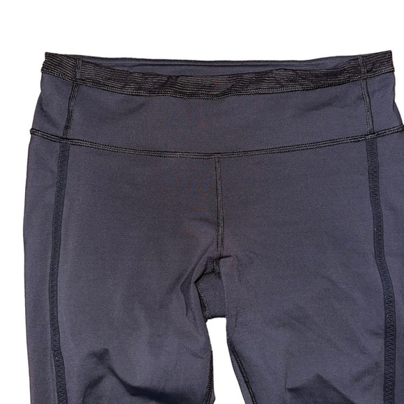 Lululemon Run For Days Crop in Black Luxtreme Women’s Size 6 - Picture 5 of 12